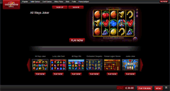 Desktop Screenshot of games.powerjackpotcasino.com